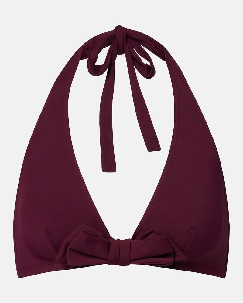 Eres Bikini-Oberteil Style Burgunderrot