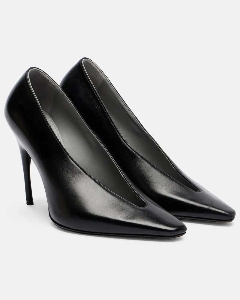 Balenciaga Pumps Duchesse aus Leder Schwarz