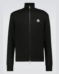 Moncler Jacke aus Baumwolle Schwarz