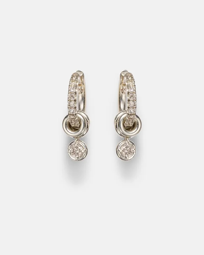 Spinelli Kilcollin Ohrringe Zahra aus Sterlingsilber mit Diamanten Silber