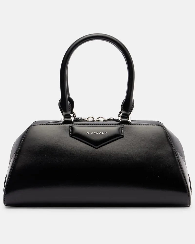 Givenchy Tote Bag Antigona East-West Small aus Leder Schwarz