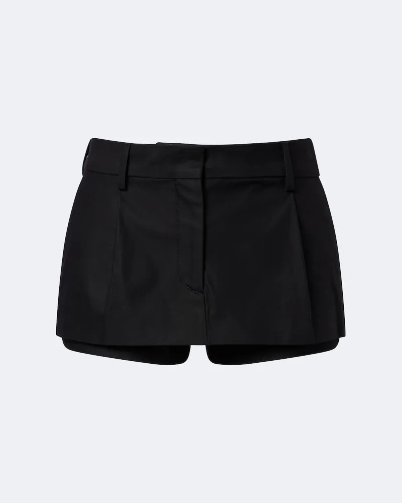 Acne Studios Skort aus Baumwolle Schwarz