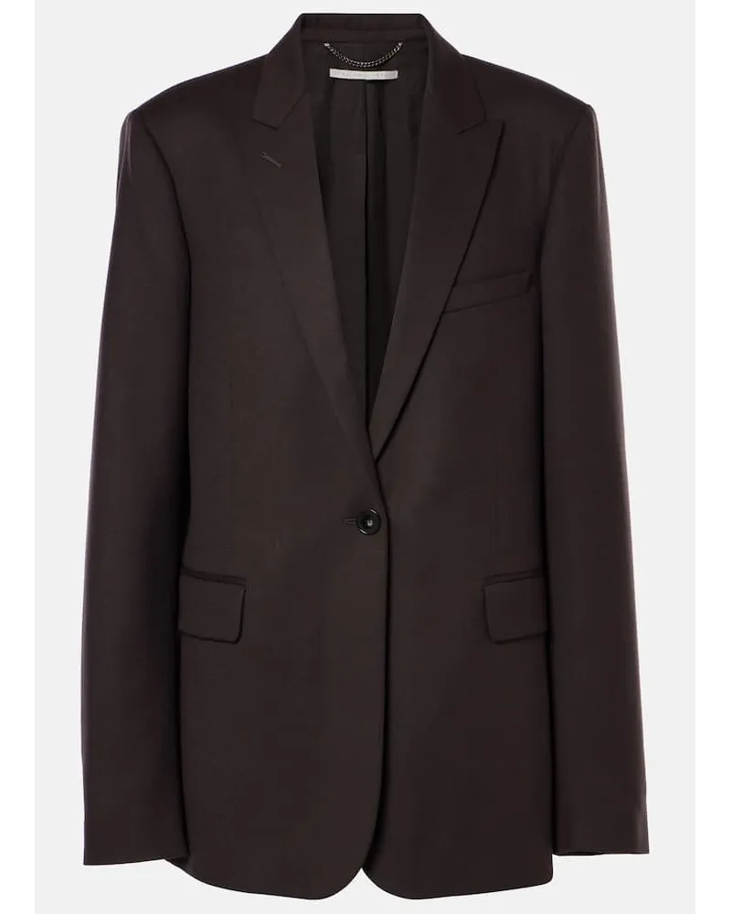 Stella McCartney Blazer aus Wolle Braun