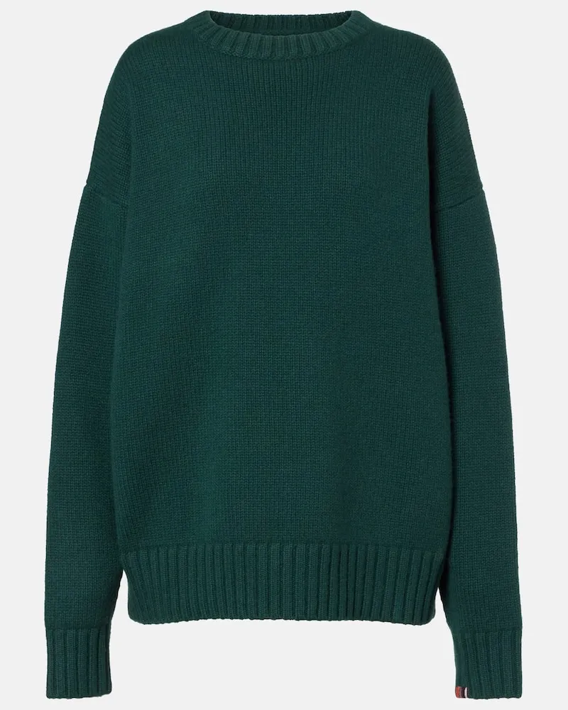 extreme cashmere Pullover Lovely aus Kaschmir Grün