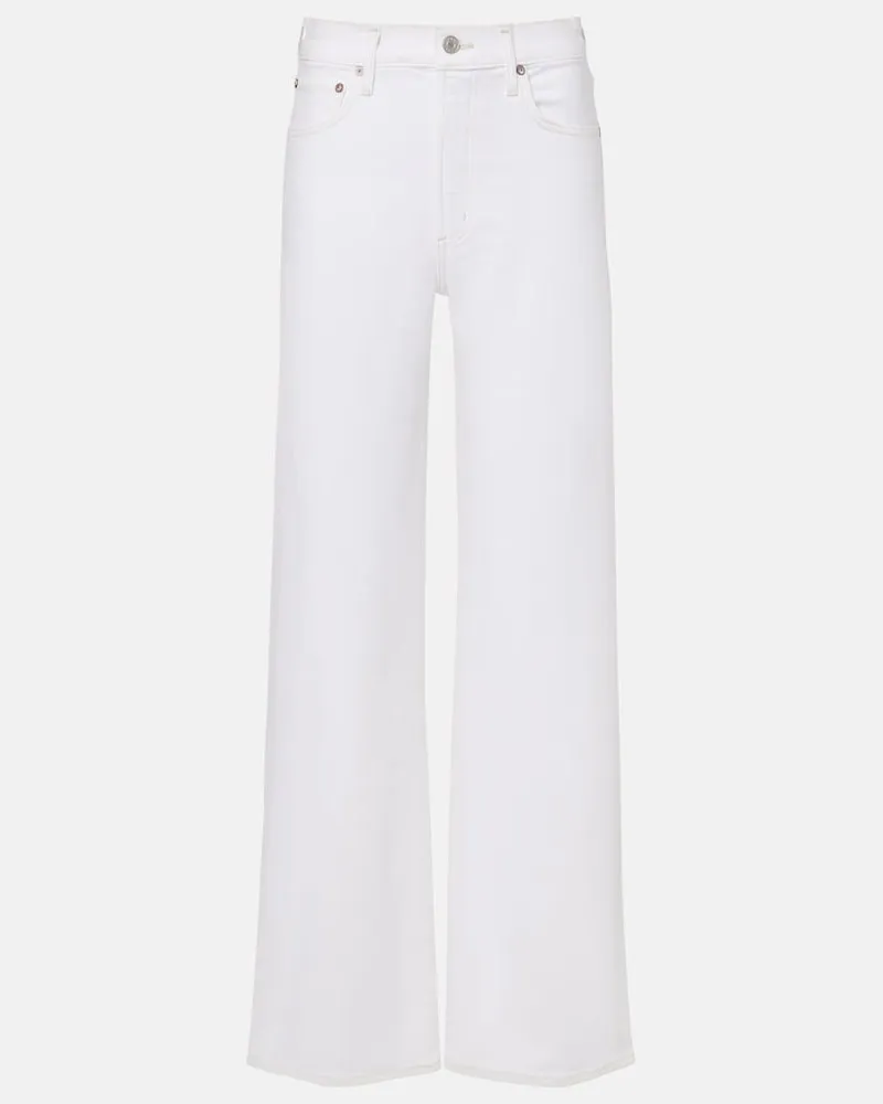 AGOLDE Straight Jeans Harper Weiß