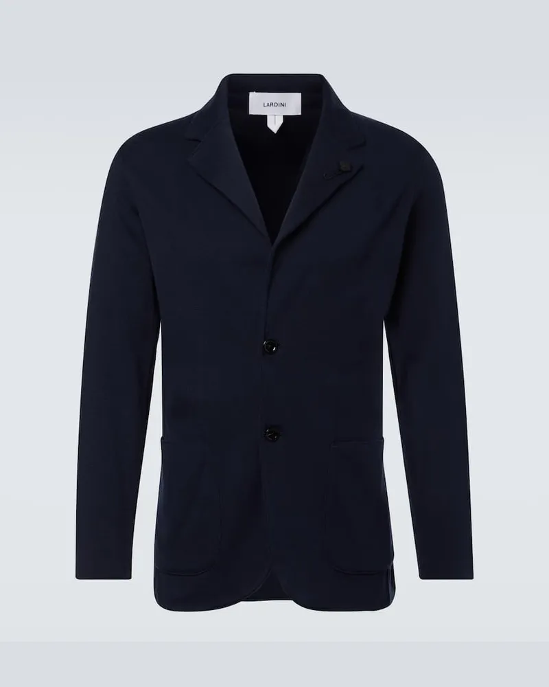 LARDINI Blazer aus Baumwolle Blau