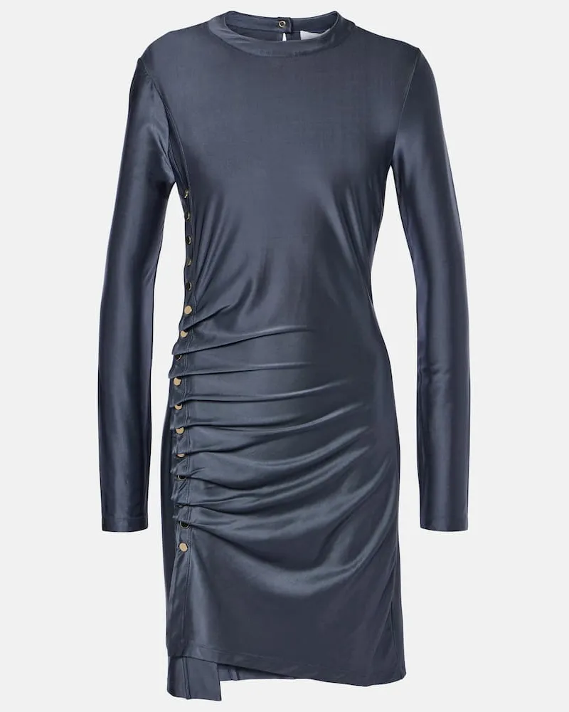 Paco Rabanne Minikleid aus Jersey Grau