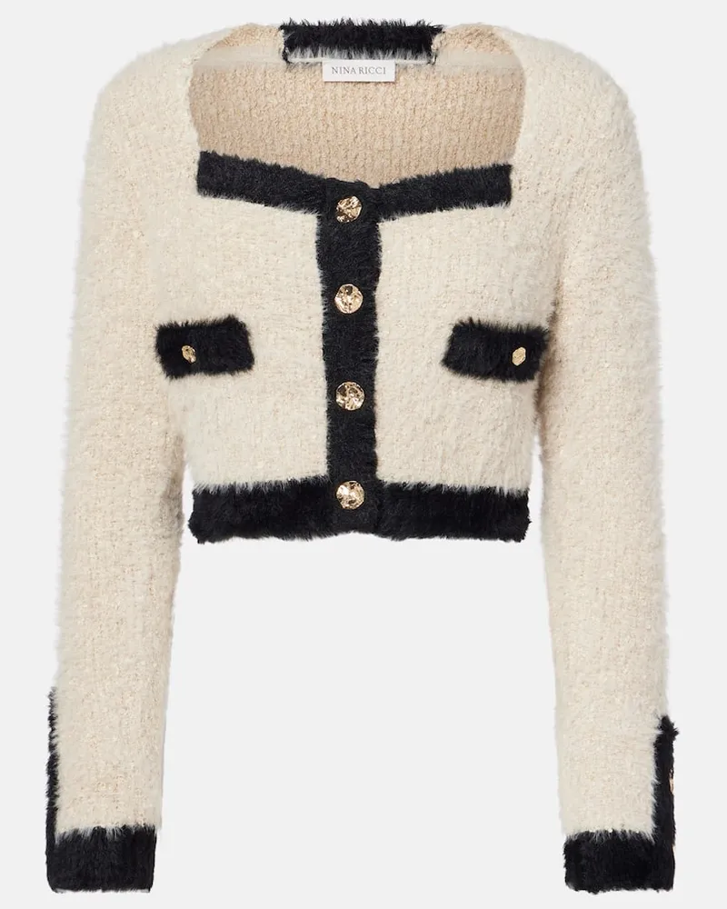 Nina Ricci Cardigan aus Strick Beige