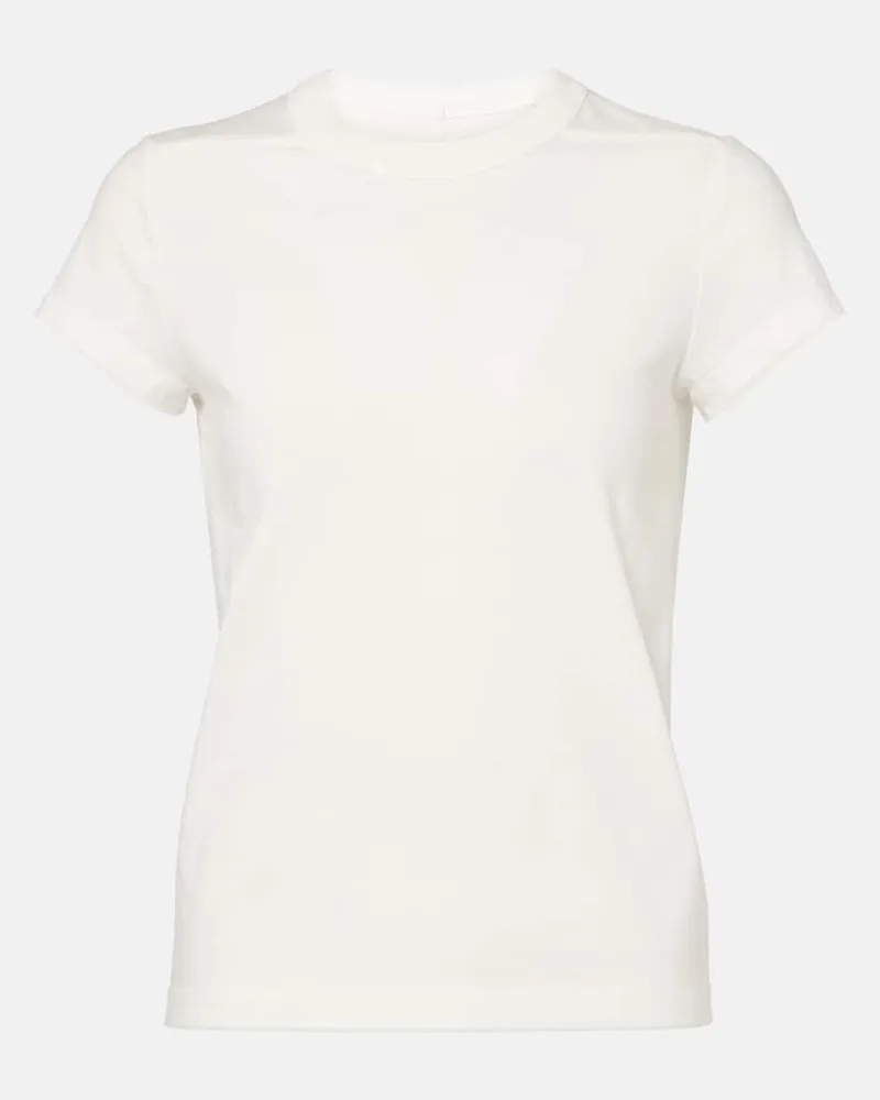 Rick Owens T-Shirt Level aus Baumwoll-Jersey Weiß