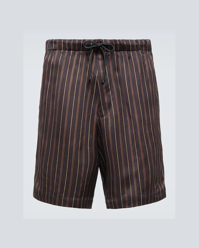 Dries van Noten Shorts Piperi Schwarz