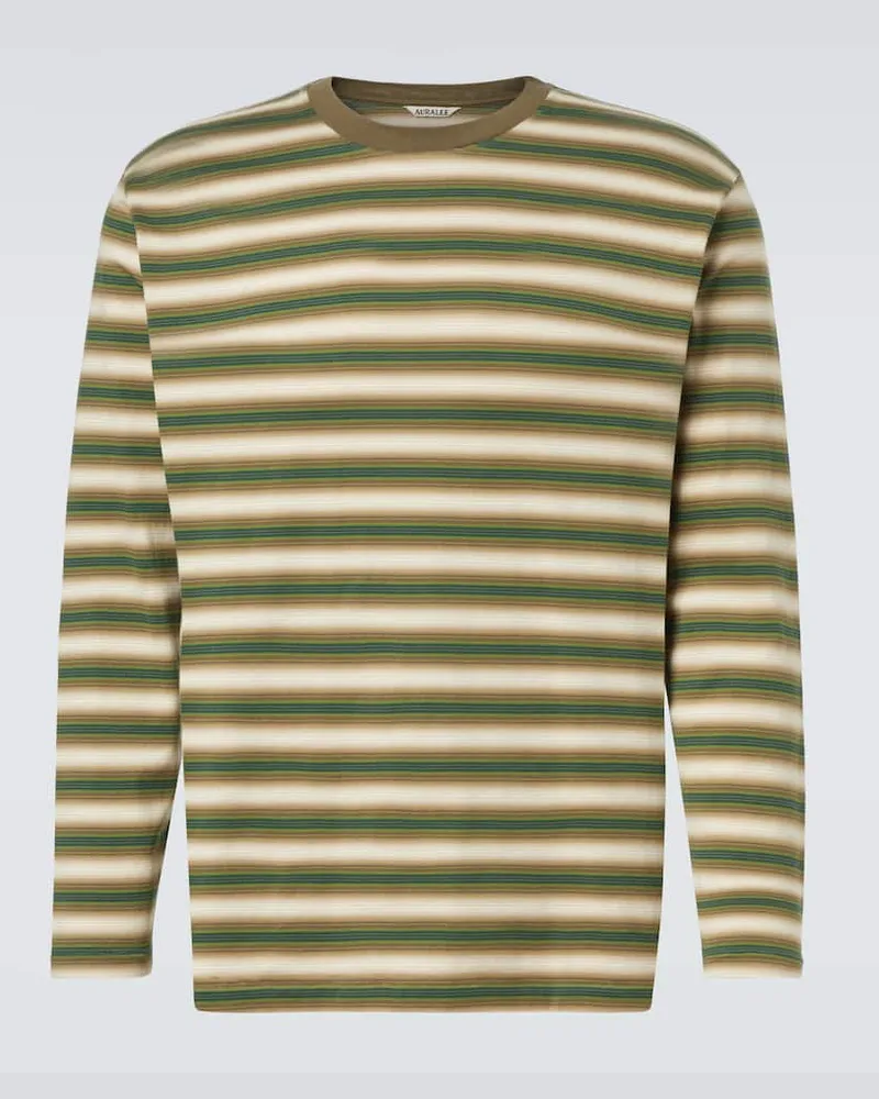 AURALEE Longsleeve aus Baumwoll-Jersey Multicolor