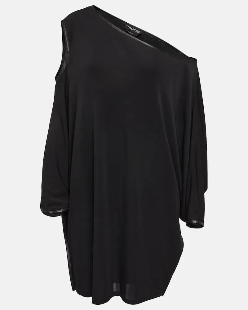 Tom Ford Minikleid aus Crêpe-Jersey Rosa