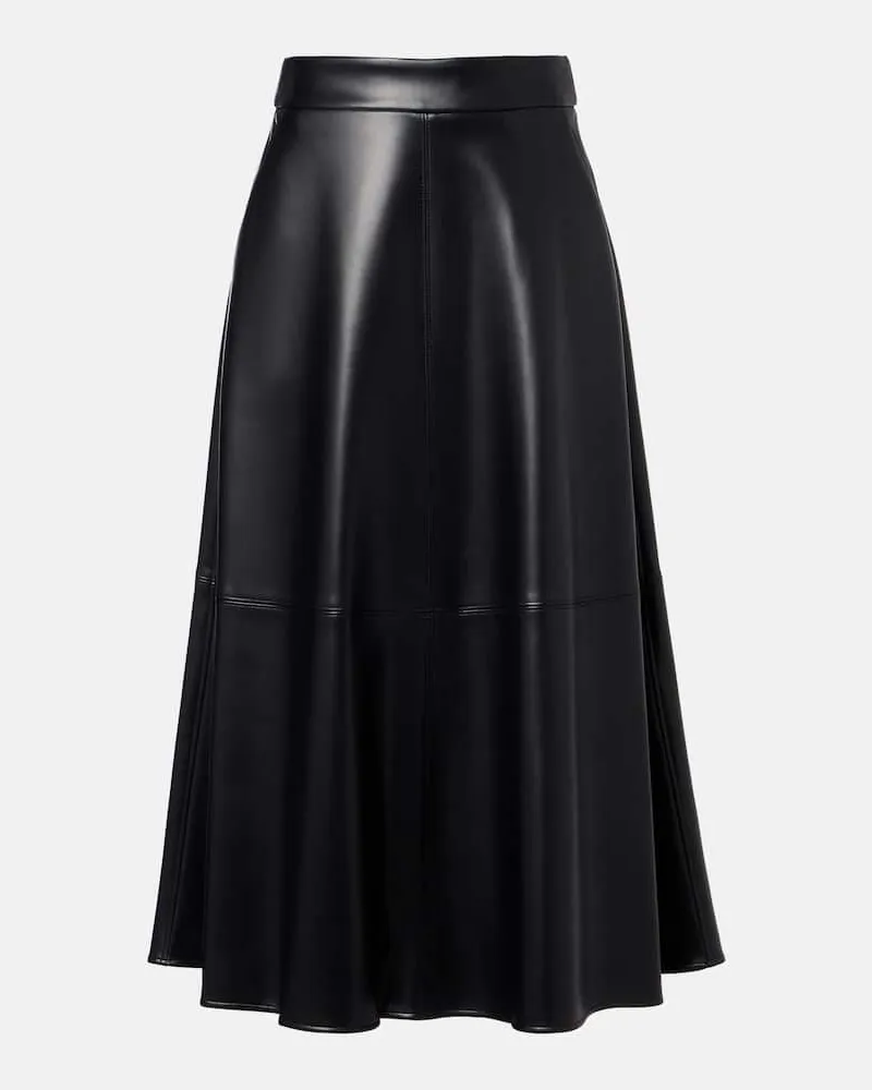 Max Mara Midirock Ninfa aus Jersey Schwarz