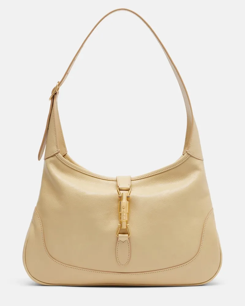 Gucci Schultertasche Gucci Jackie Medium aus Leder Gelb