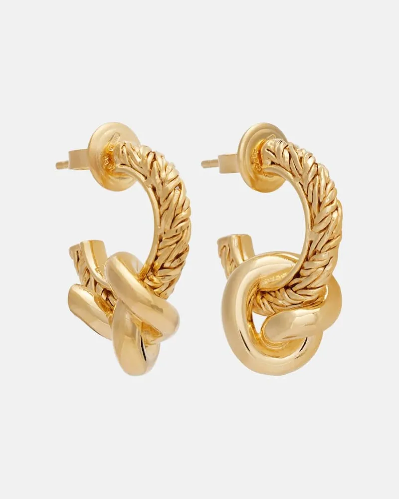 Bottega Veneta Ohrringe Knot, 18kt vergoldet Gold