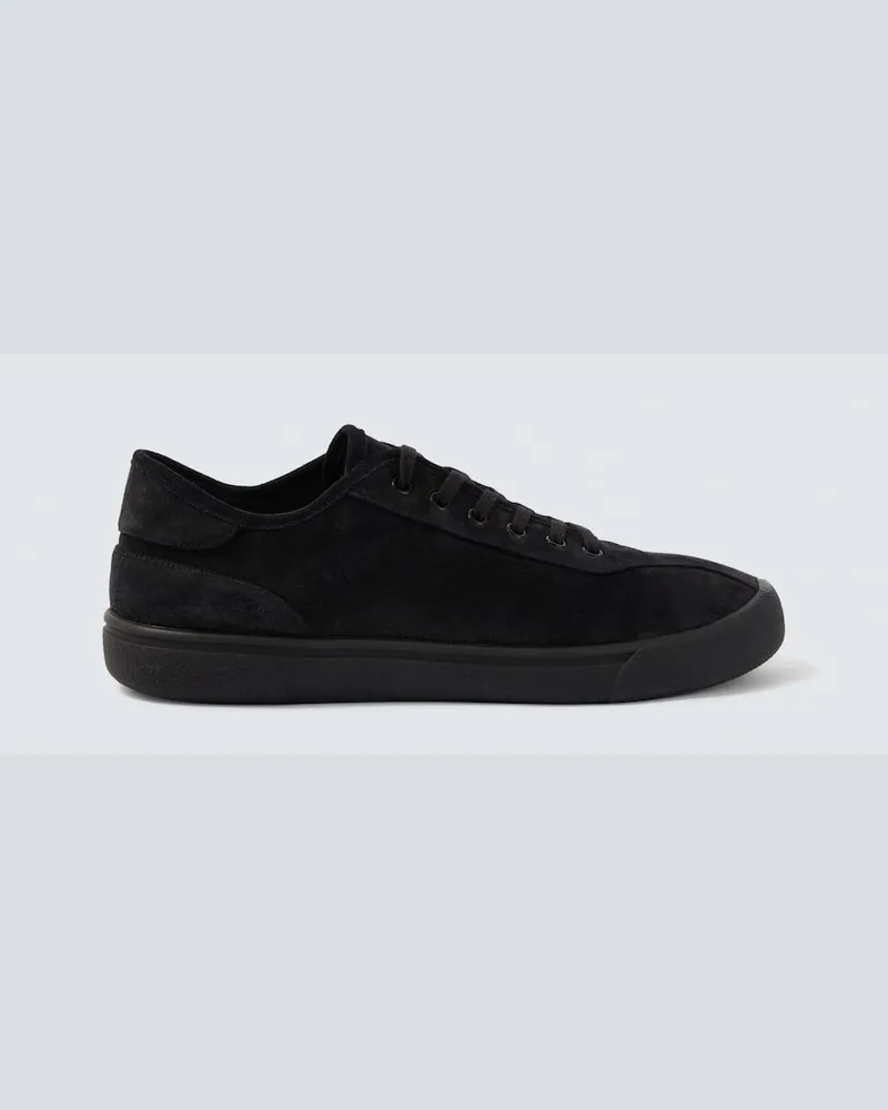 The Row Sneakers aus Veloursleder Schwarz