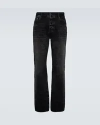 Amiri Straight Jeans Stack Schwarz