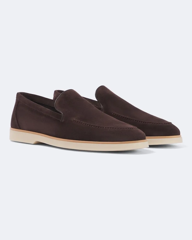 Magnanni Slip-Ons Calpe aus Veloursleder Braun