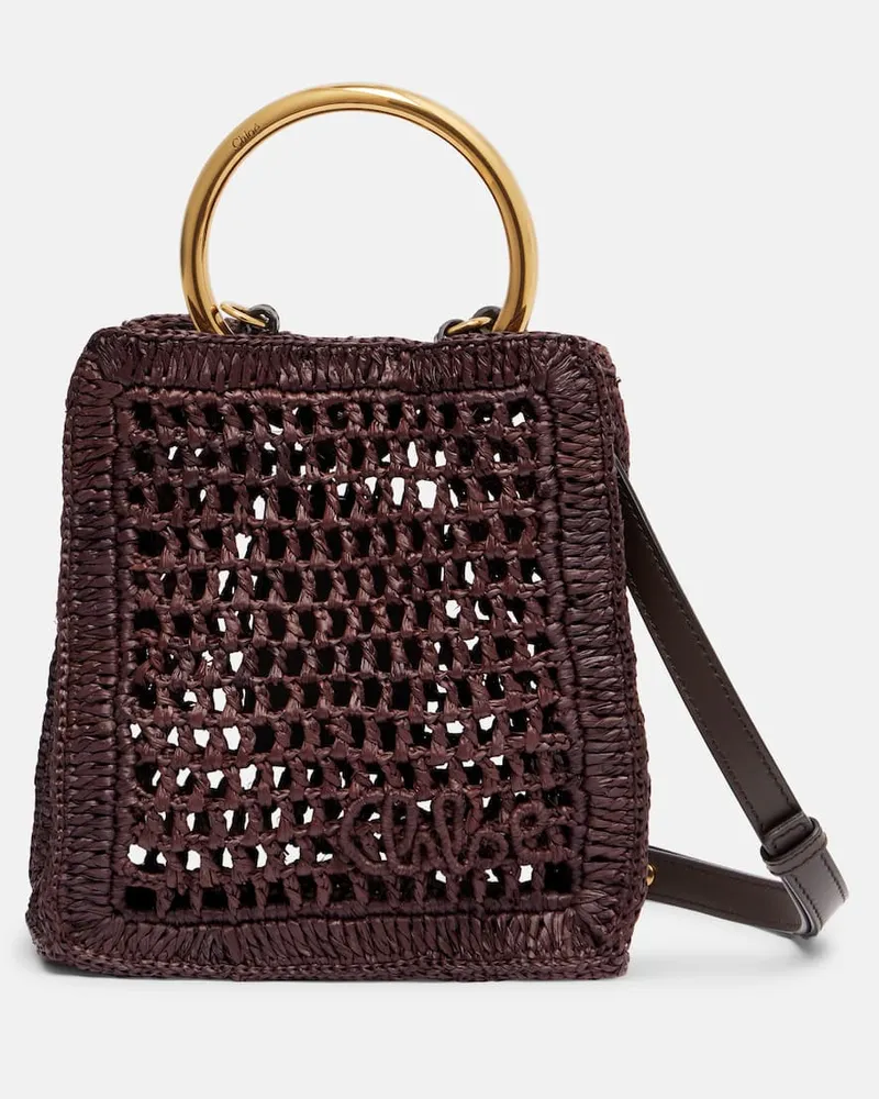 Chloé Chloé Schultertasche Summer Banana Mini Braun