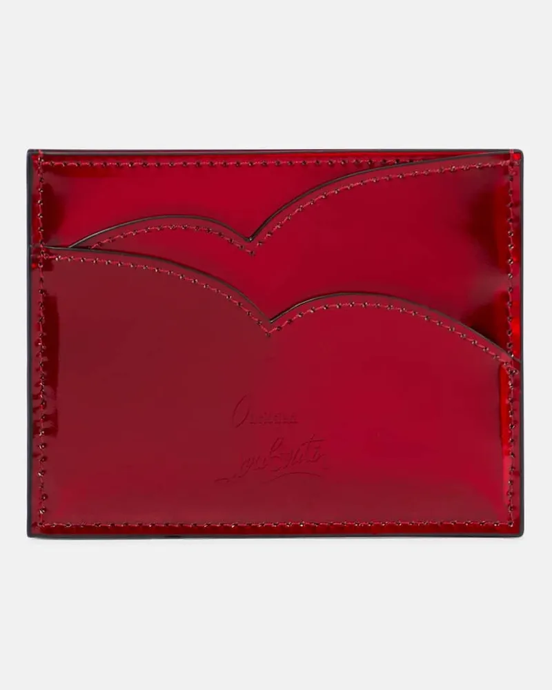 Christian Louboutin Kartenetui Hot Chick aus Lackleder Rot