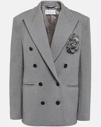 Giuseppe di Morabito Blazer aus Baumwoll-Jersey Grau