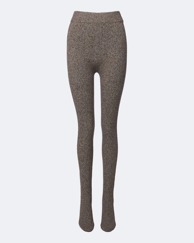 Magda Butrym Strumpfhose aus einem Wollgemisch Braun