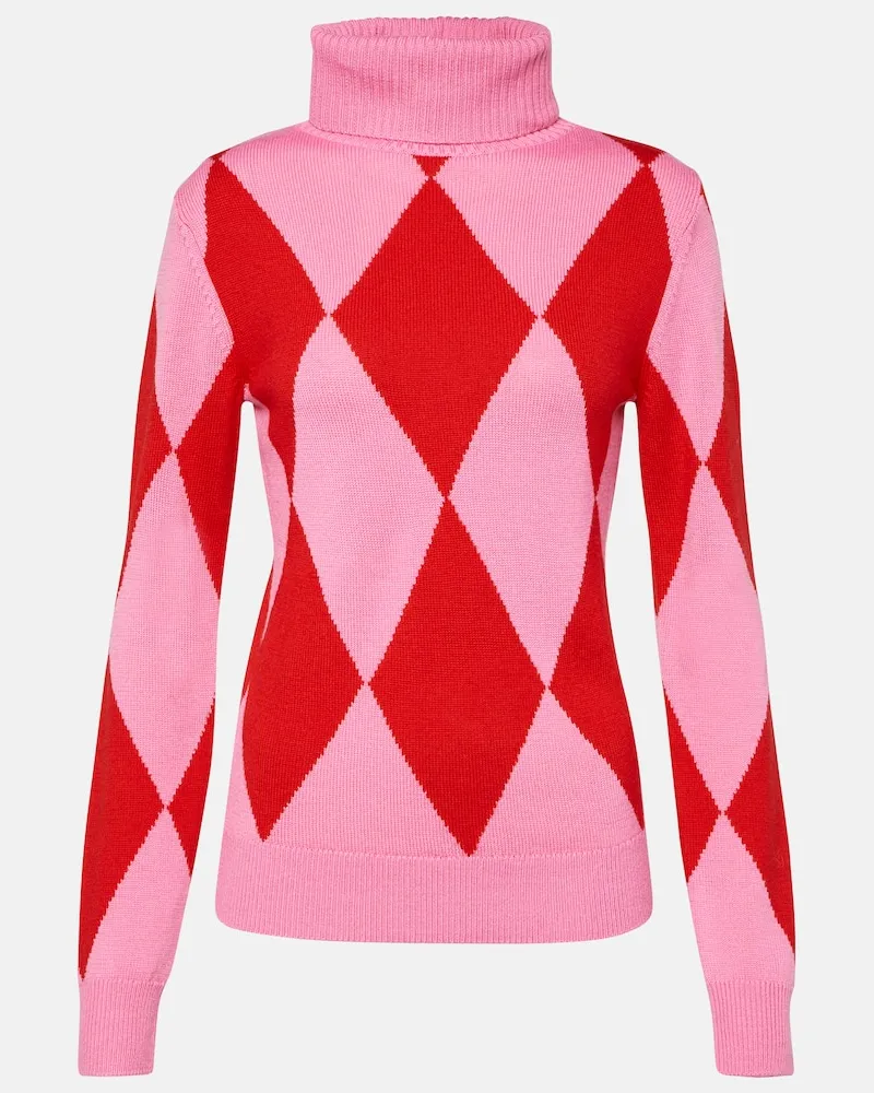 Perfect Moment Skipullover aus Wolle Multicolor