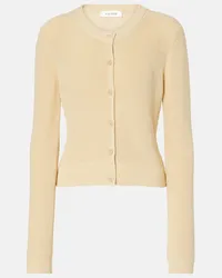 Aya Muse Cardigan aus einem Baumwollgemisch Beige