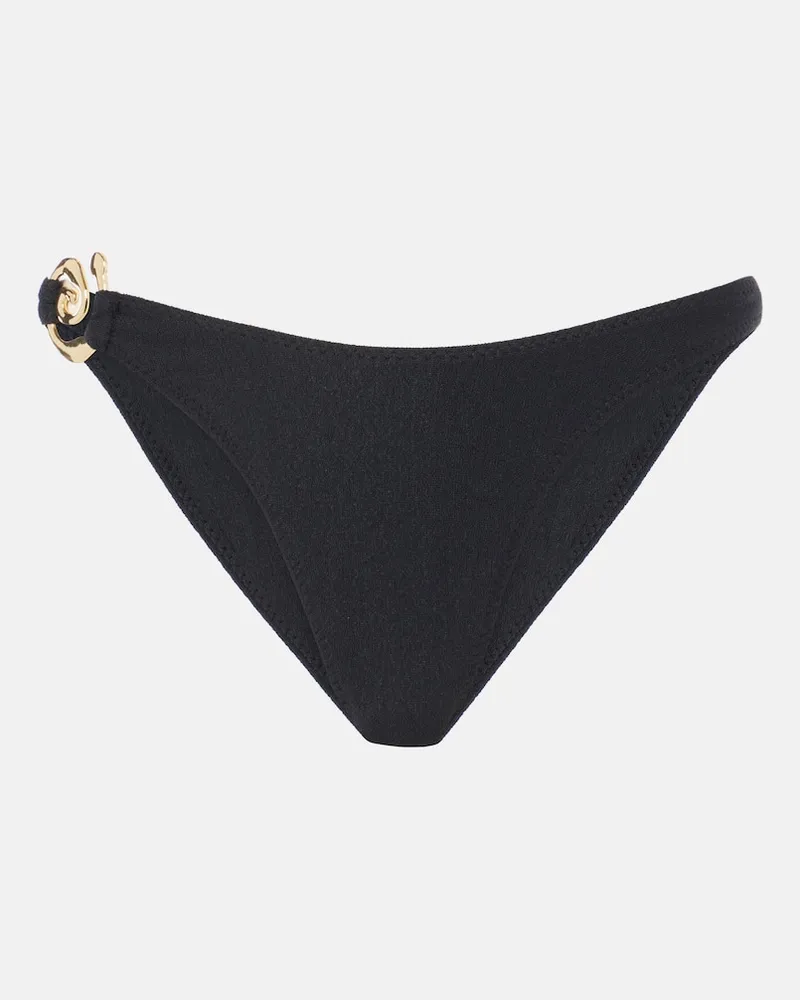 SAME Bikini-Höschen Spiral Schwarz