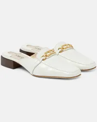 Tom Ford Mules Whitney aus Leder Weiss