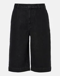 Vince Bermuda-Shorts aus Denim Schwarz