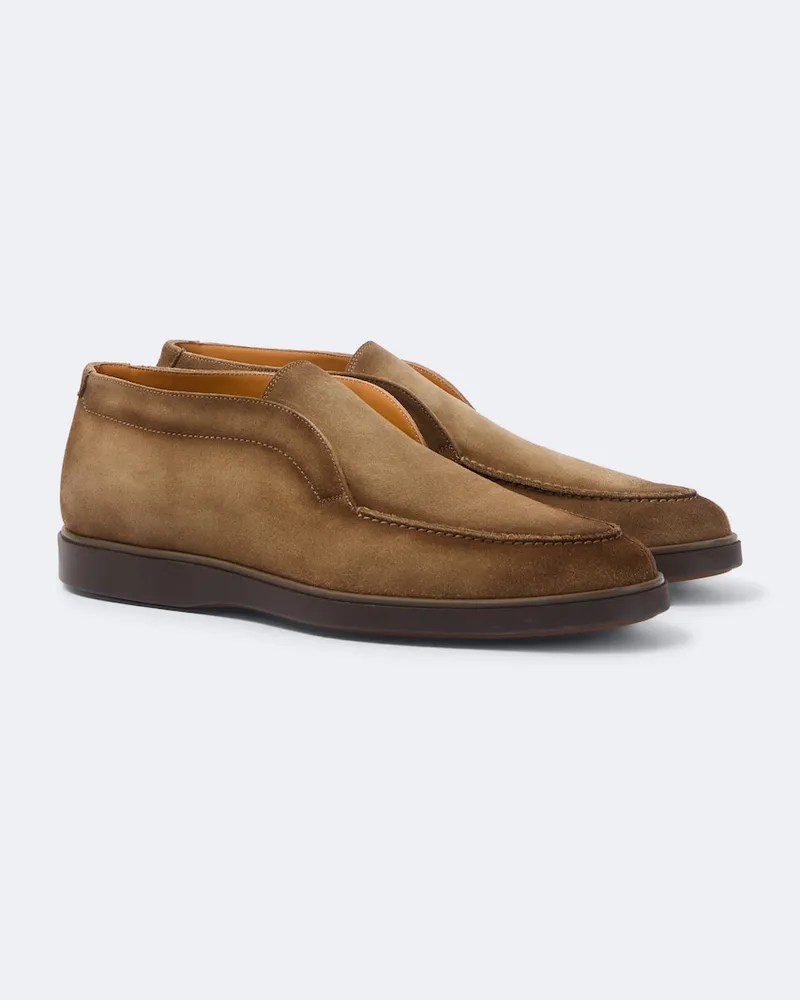 Magnanni Slip-Ons Loda aus Veloursleder Braun