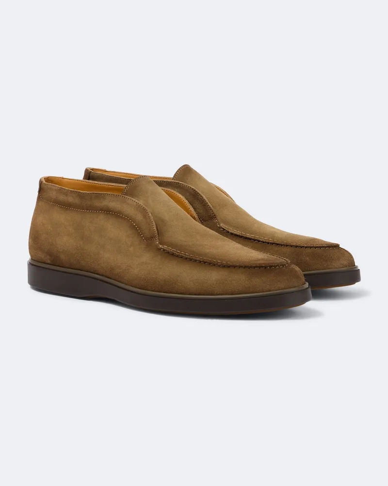 Magnanni Slip-Ons Loda aus Veloursleder Braun