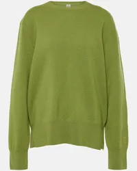 Totême Pullover aus Kaschmir Gruen