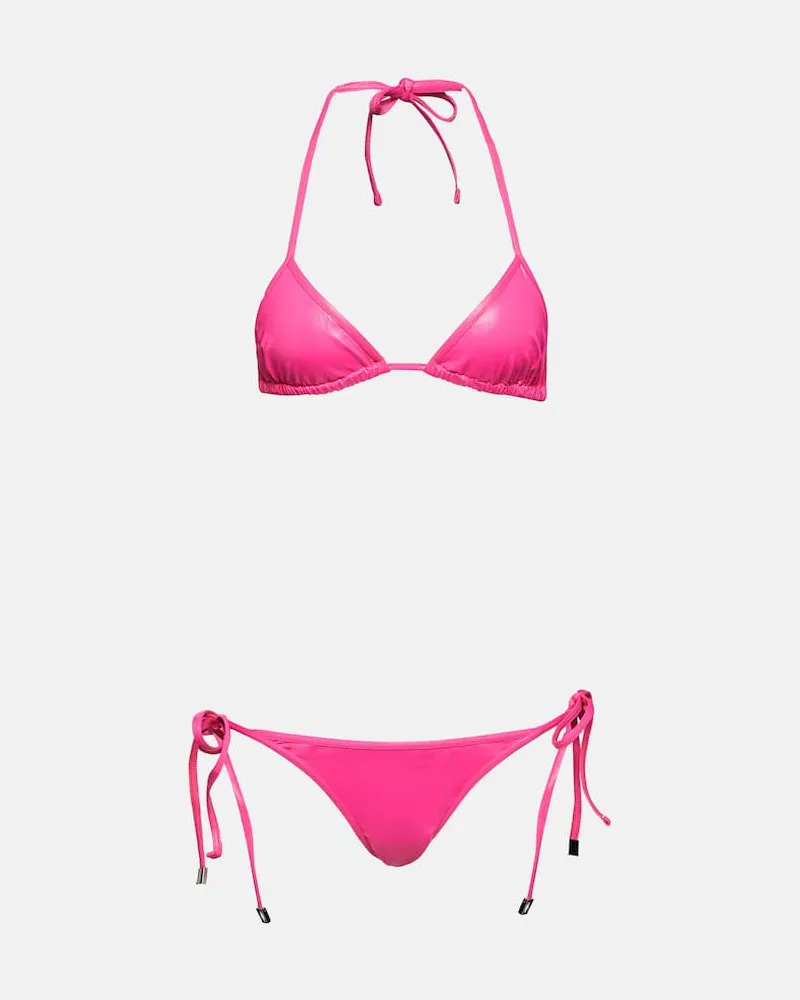 ATTICO Triangel-Bikini Rosa
