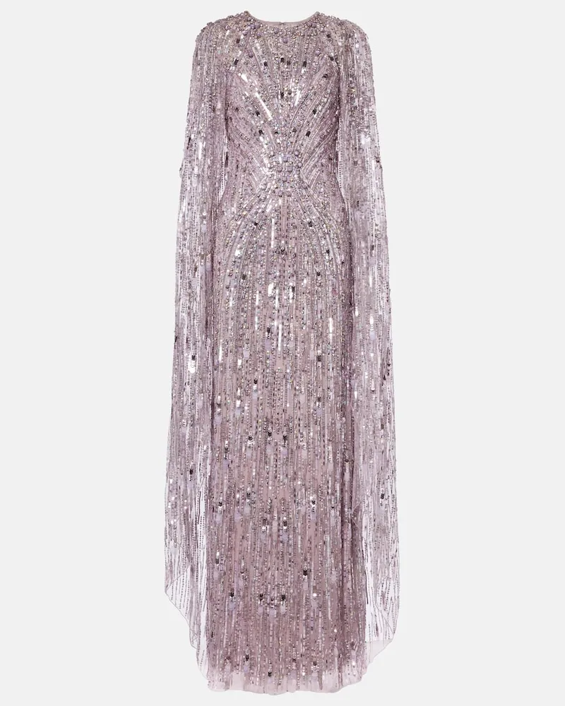 Jenny Packham Verzierte Robe Elio Rosa