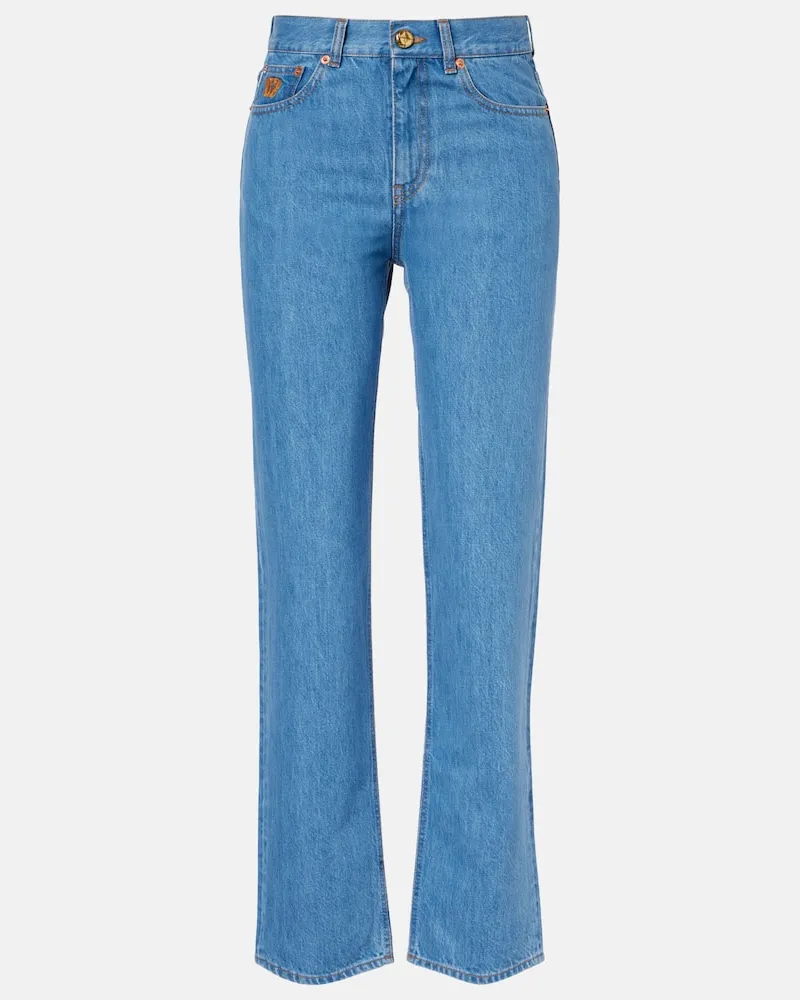 Blazé Milano Blazé Milano Wide-Leg Jeans Nariida Blau