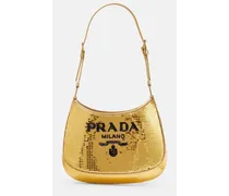 Verzierte Schultertasche Cleo Medium