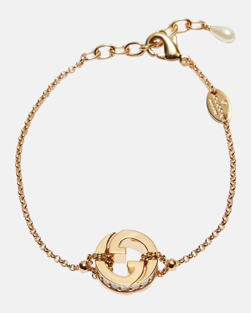 Gucci Verziertes Armband Gucci Blondie Interlocking G Gold