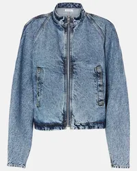 Alaïa Alaia Jeansjacke Round Racing Blau