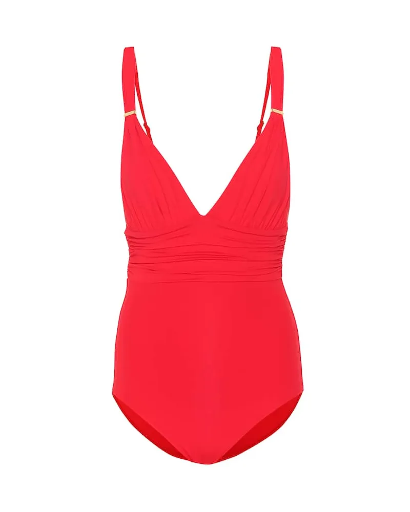Melissa Odabash Badeanzug Panarea Rot