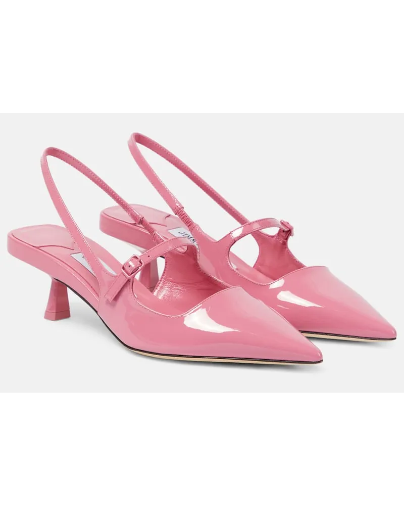 Jimmy Choo Slingback-Pumps Didi 45 aus Lackleder Pink