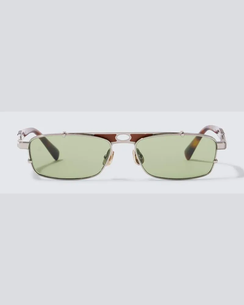 Brunello Cucinelli Eckige Sonnenbrille Paloma Neutral