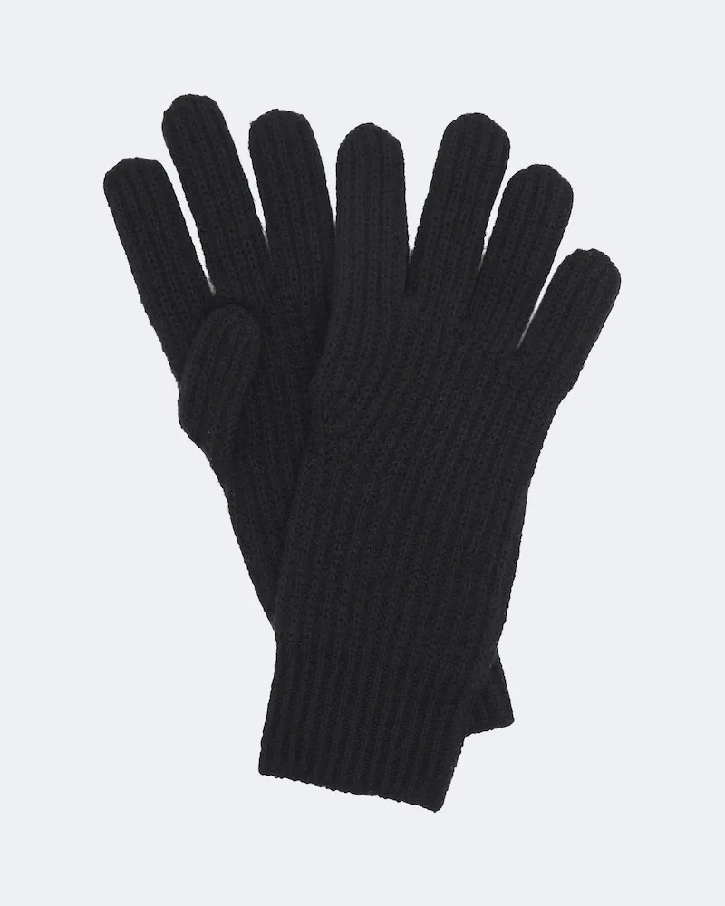 The Row Handschuhe Qamar aus Wolle Schwarz
