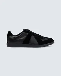 Maison Margiela Sneakers Replica aus Leder Schwarz