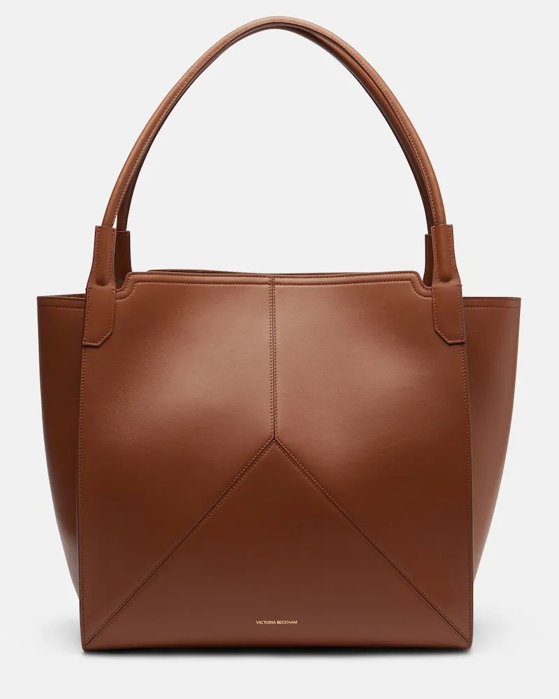 Victoria Beckham Tote Bag Victoria Large aus Leder Braun