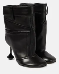 Loewe Ankle Boots Toy aus Leder Schwarz