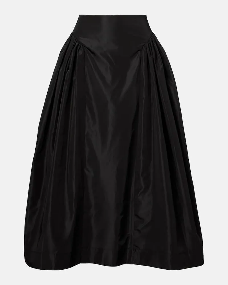 Simone Rocha Midirock aus Taft Schwarz