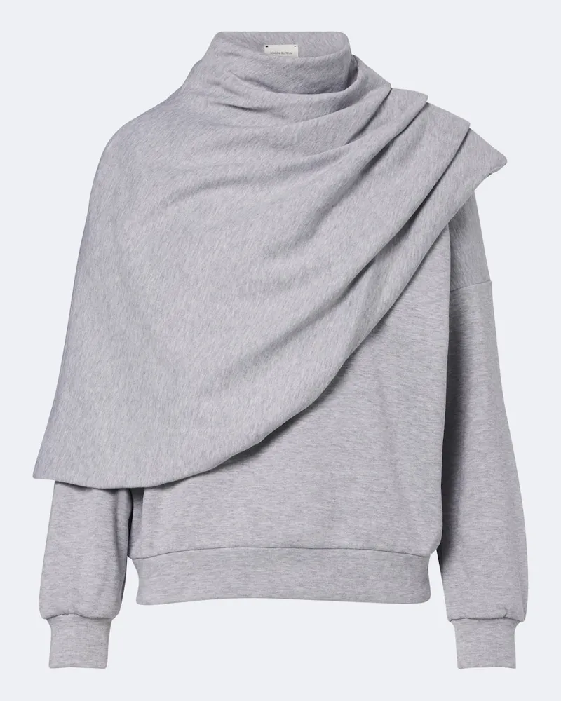 Magda Butrym Sweatshirt aus Jersey Grau