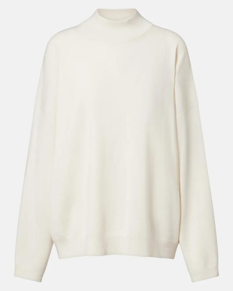 Brunello Cucinelli Pullover aus Kaschmir Weiß